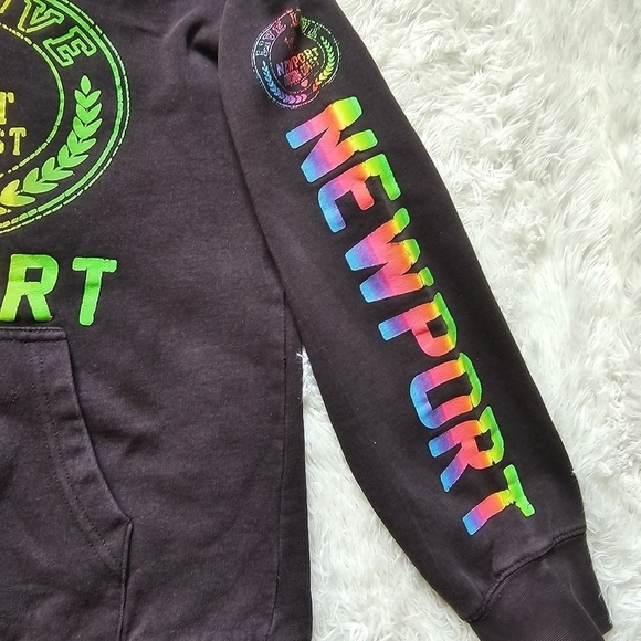 Popular‎ Sports Newport Coast OR hoodie sweatshirt size S small - Picture 11 of 11